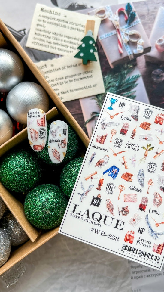 Sticker Design WB253 (Water-soluble Stickers) by Laque