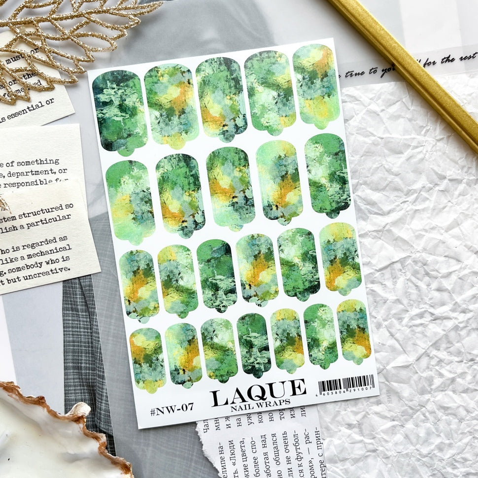NailArt Wrap NW07 by LAQUE