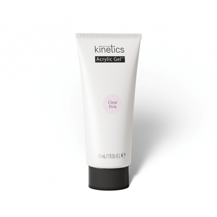 Arcylic Gel Clear Pink in Tube von Kinetics 30ml/60ml