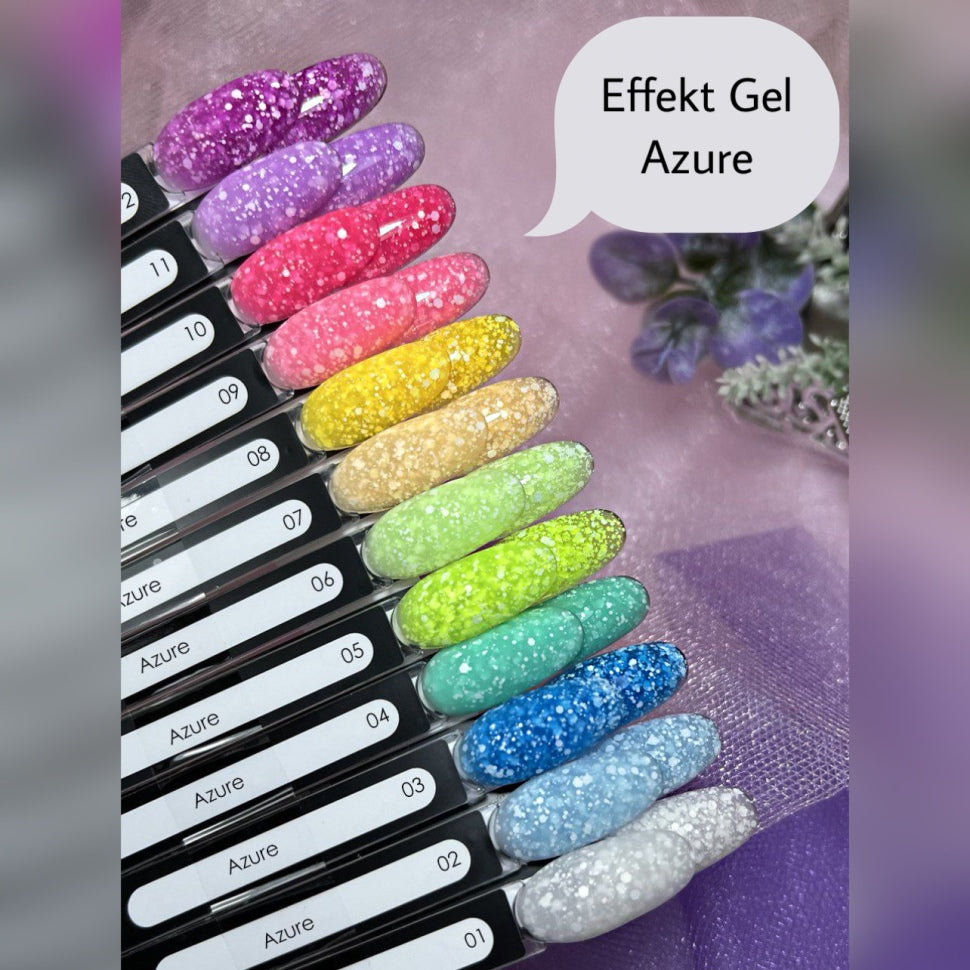 Nailart Effect Gel AZURE 5ml from NOGTIKA in 12 colors