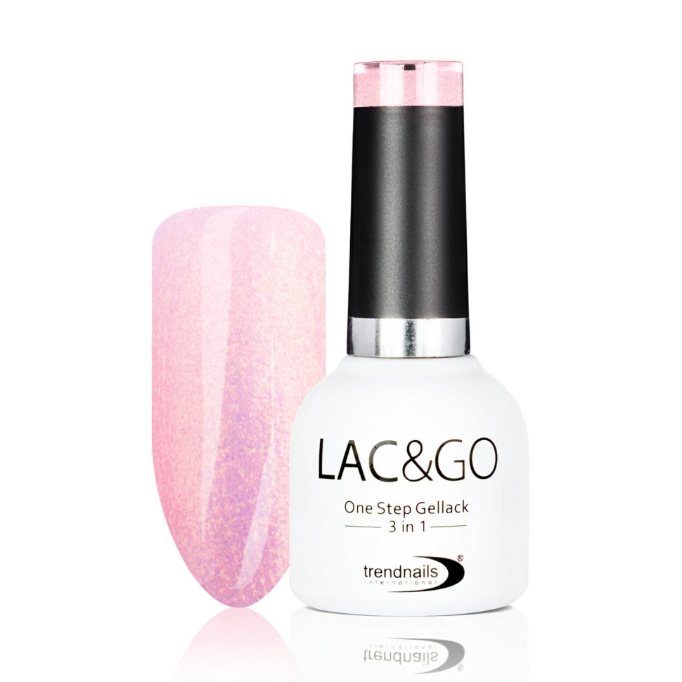 Lac & Go 3in1 UV-Lack (10ml) Metallic Shimmer Rose Nr. 138 (TPO-free)