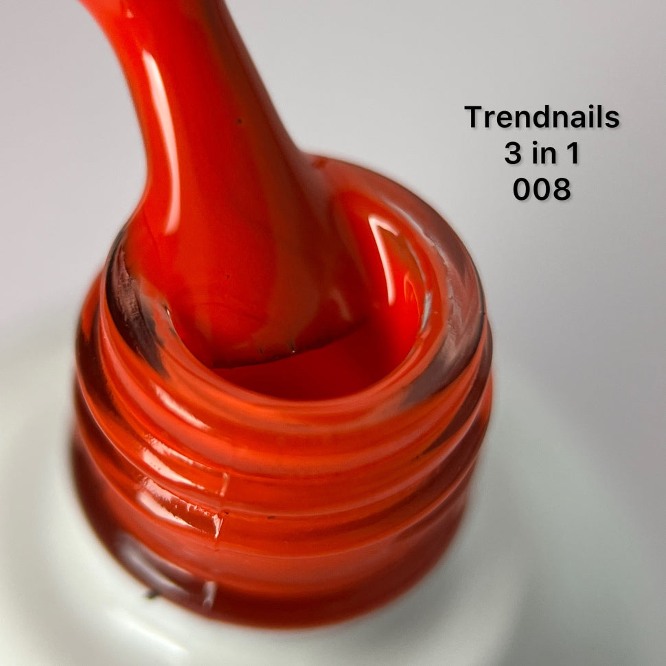 Lac & Go 3in1 UV-Lack 10ml Rot Orange Nr. 08 (TPO-free)