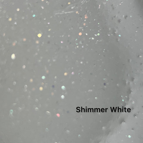 Soak-Off Acrylgel 15ml Tiegel – 'Shimmer White' von Trendnails