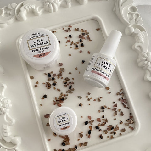 Гелевое резиновое основание Perfect Beige 08RB 5-30ml в баночке