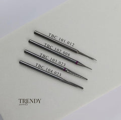 Milling cutter attachment carbide fine (red) from Trendy Nails TBC103.023