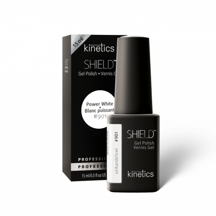 Kinetics SHIELD Gel Polish "Power White"  Nr. 901 (15ml)