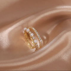 Anello da donna adatto per tutte le taglie in oro 19