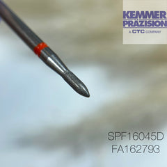 Diamond milling cutter attachment fine SPF16045D