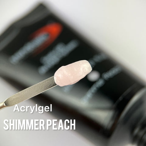 Soak-Off Acrylgel 15/30ml Tiegel/Tube – 'Shimmer Peach' von Trendnails