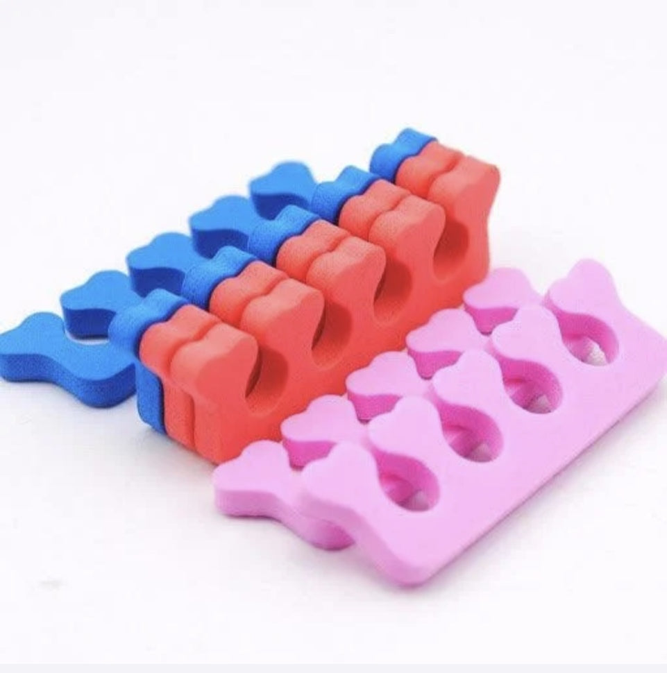 Separatori per le dita dei piedi in vari colori