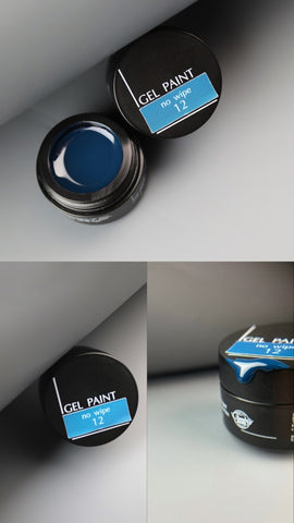 Gel Paint No Wipe Blau Jeans Nr. 012