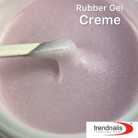 Rubber Gel Glitter 'Creme' 15ml by Trendnails