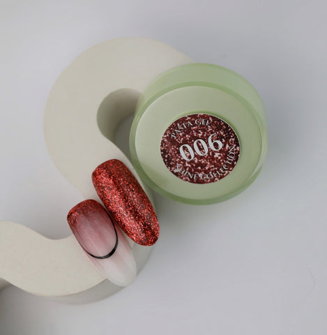 Shine Gel Pasta rot von Trendy Nails Nr. 06