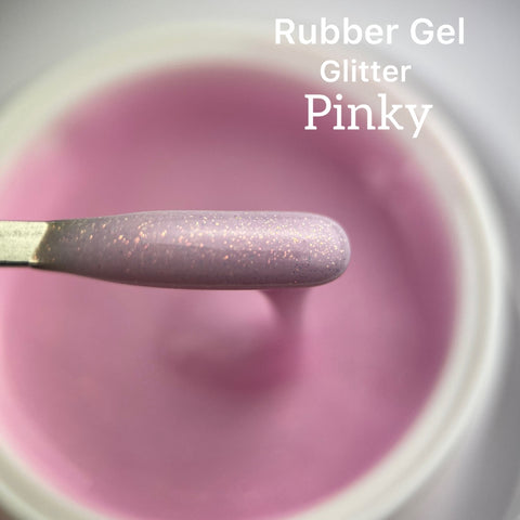 Rubber Gel Glitter 'Pinky' 15ml by Trendnails