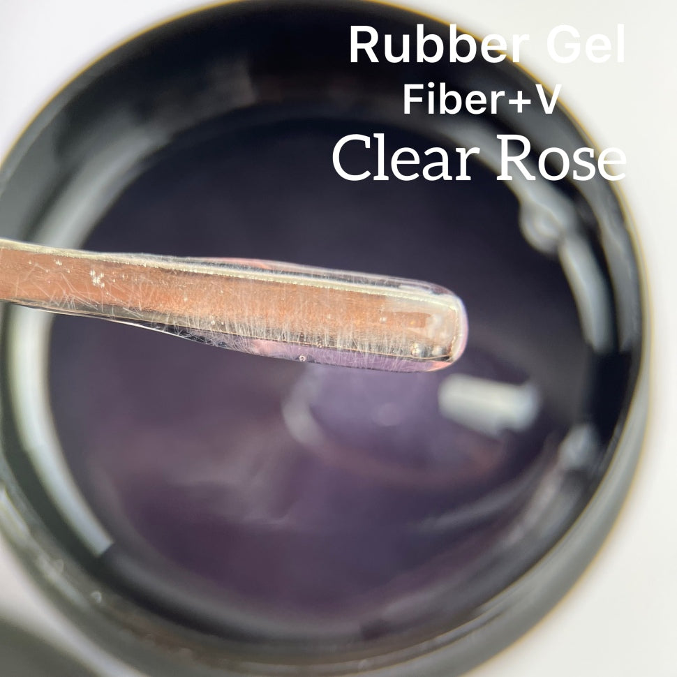 Rubber Gel Fiber+V – Прозрачная Роза 15мл от Trendnails