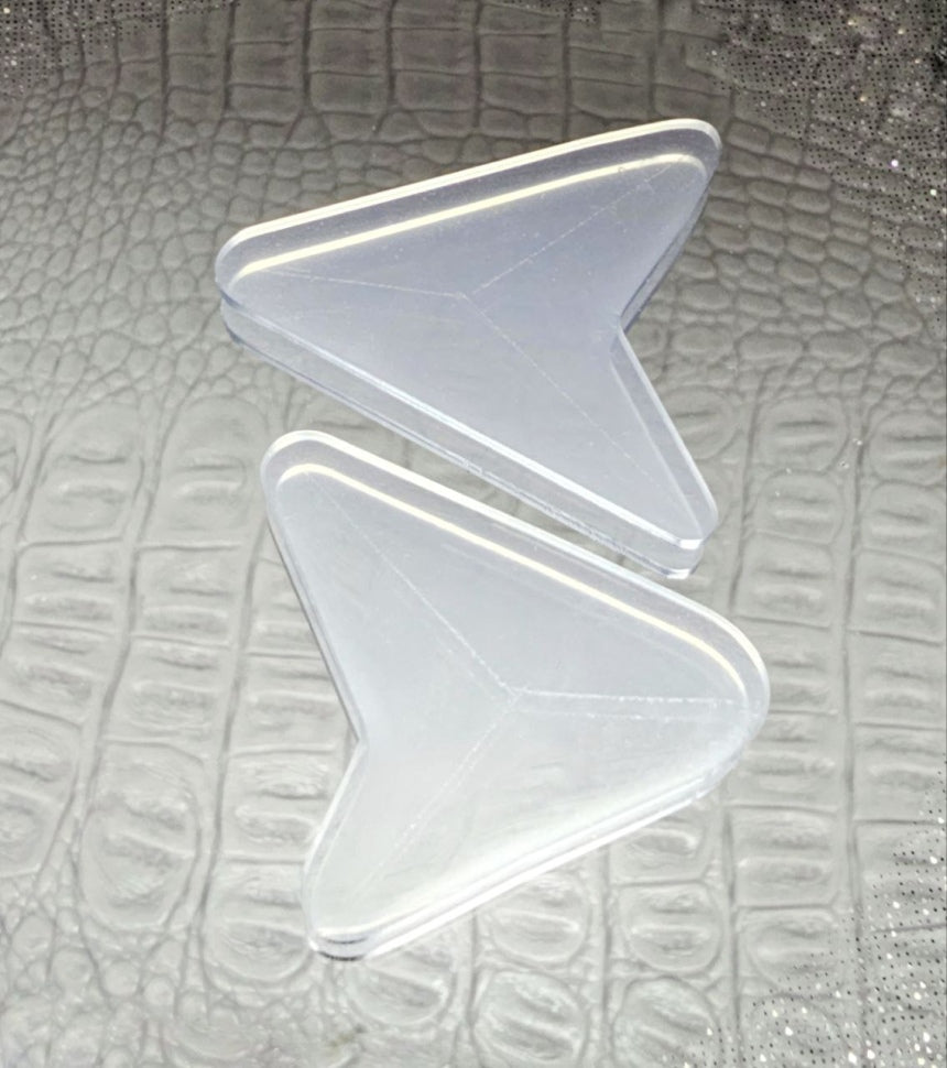 Silikon Formen für angedockten French für Dualtips SOLO (für alle Formen und Längen geeignet) 2 Stk.