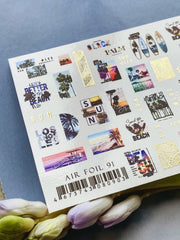 Sticker Air Foil 91 di IBDI Nails