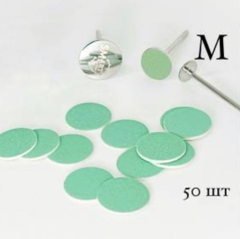 SMART Push Up GREEN Carta abrasiva monouso taglia M (adatta per SMART DISK) 50 pz.