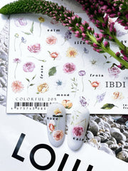 Sticker COLORFUL 205 di IBDI Nails