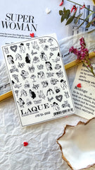 Sticker Design WB262 (Water-soluble Stickers) by Laque