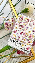 Slider with foil CF-113 (water-soluble stickers) from Laque