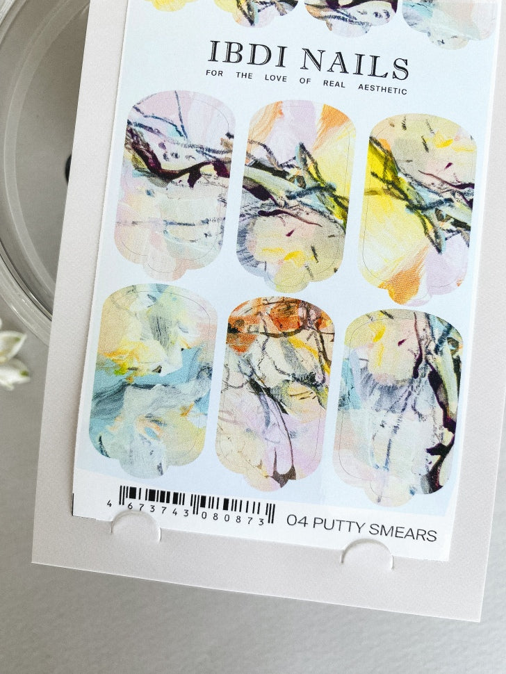 NailArt Wrap 04 Macchie di Fango di IBDI Nails