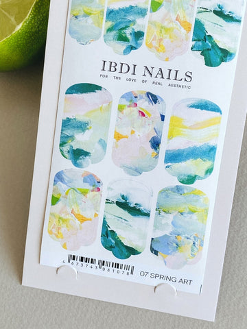 NailArt Wrap 07 Spring Art von IBDI Nails