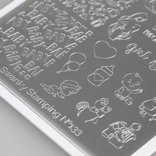 Stamping Plate Stencil Nr. 133 di Swanky