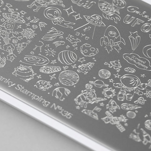 Stamping Plate Schablone Nr. 135 di Swanky