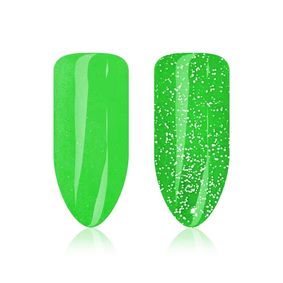 Shellack UV-Lack Disco Glow Neon Green von Trendnails Nr. 212 (10ml)