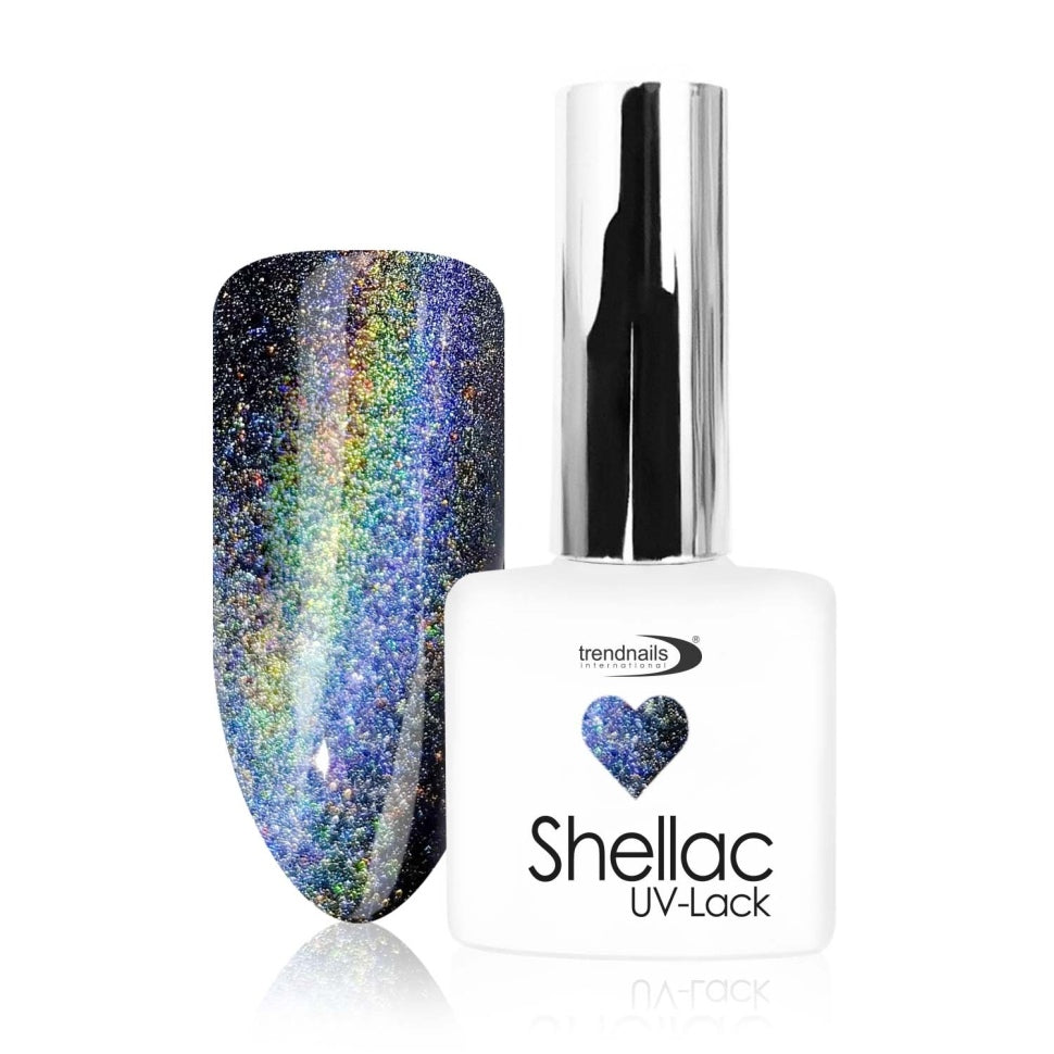 Shellack UV-Lack Laser Rainbow Cats Eye von Trendnails   Nr.207 (10ml)