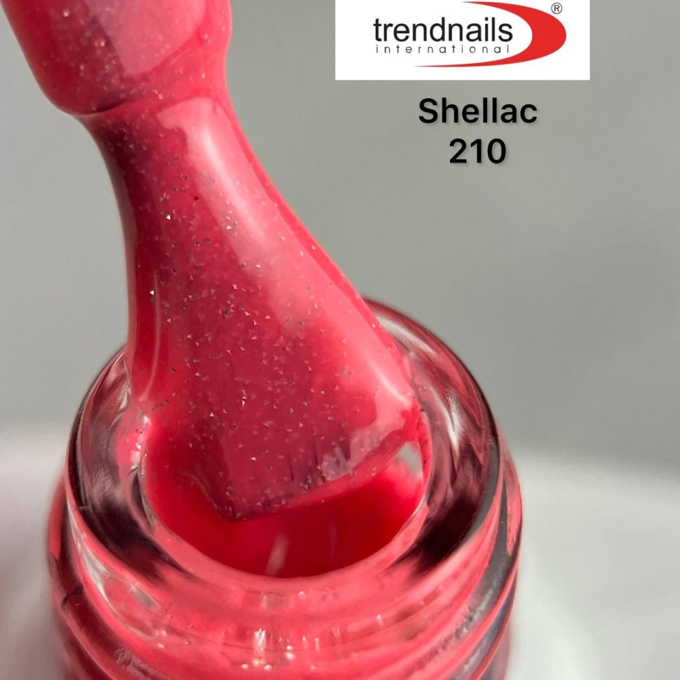 Shellack UV-Lack Disco Glow Neon Pink von Trendnails Nr. 210 (10ml)
