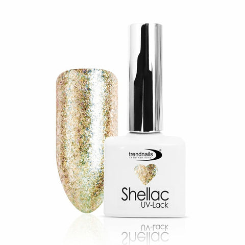 Shellack UV-Lack Gold Glam von Trendnails Nr.123 (10ml)