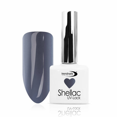 Shellack UV-Lack Anthrazit Transparent von Trendnails Nr.111 (10ml)