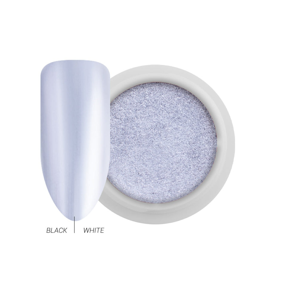 Pigmento Mirror-Chrome Compatto – Argento con Applicatore
