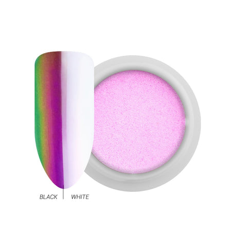Mirror-Chrome Pigment Kompakt – Aurora Rose с аппликатором