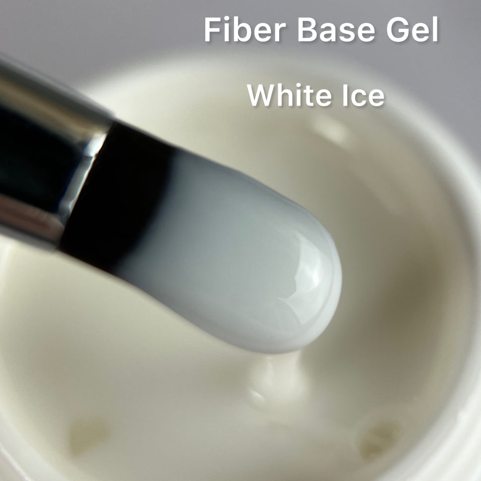 Fiber Base Gel для проблемных ногтей 5мл-50мл (White Ice)