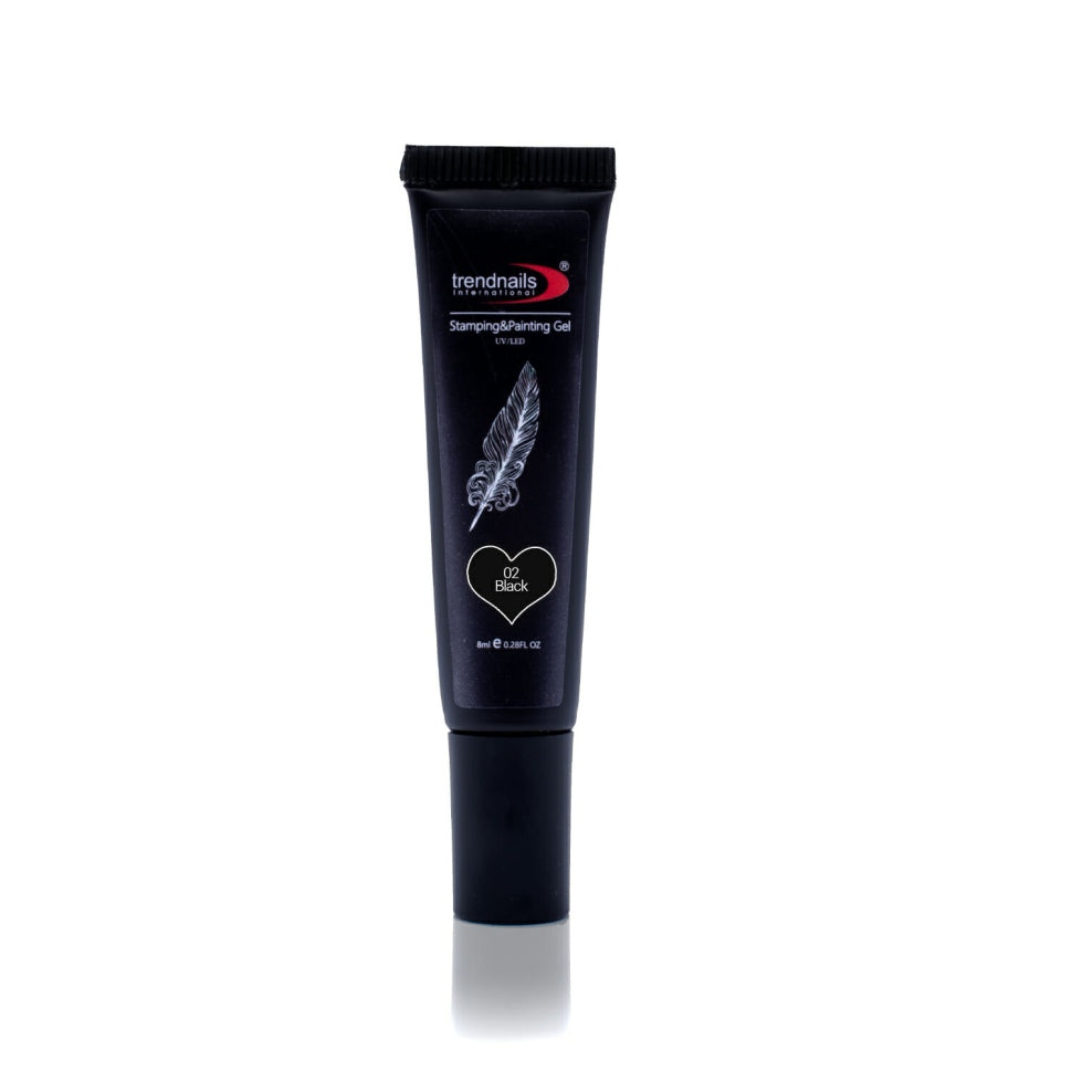 2in1 Stamping & Paint Gel Tube – Nero
