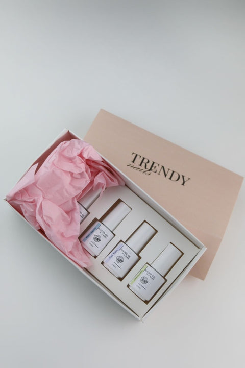Builder Gel in der Flasche Coctail Probierset von Trendy Nails 5x4 ml (selbstglättend)