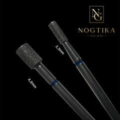 Diamant Bit Zylinder Mittel (blau) 2,3mm bis 4mm von NOGTIKA