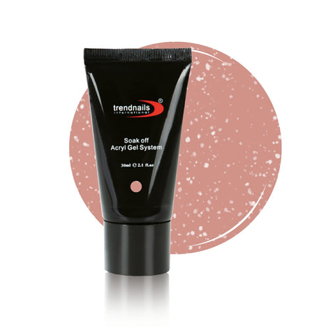 Soak-Off Acrylic Gel 15/30ml Jar/Tube – 'Shimmer Nude' by Trendnails