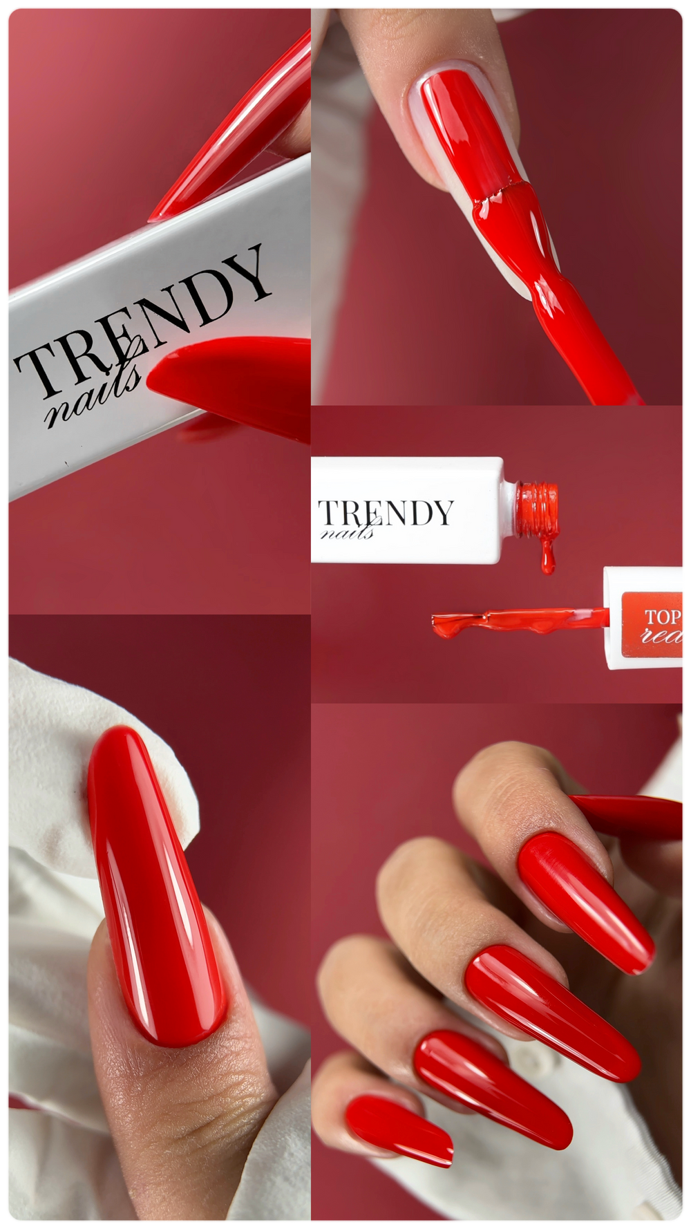 Top Red 8ml/15ml von Trendy Nails TPO-Free