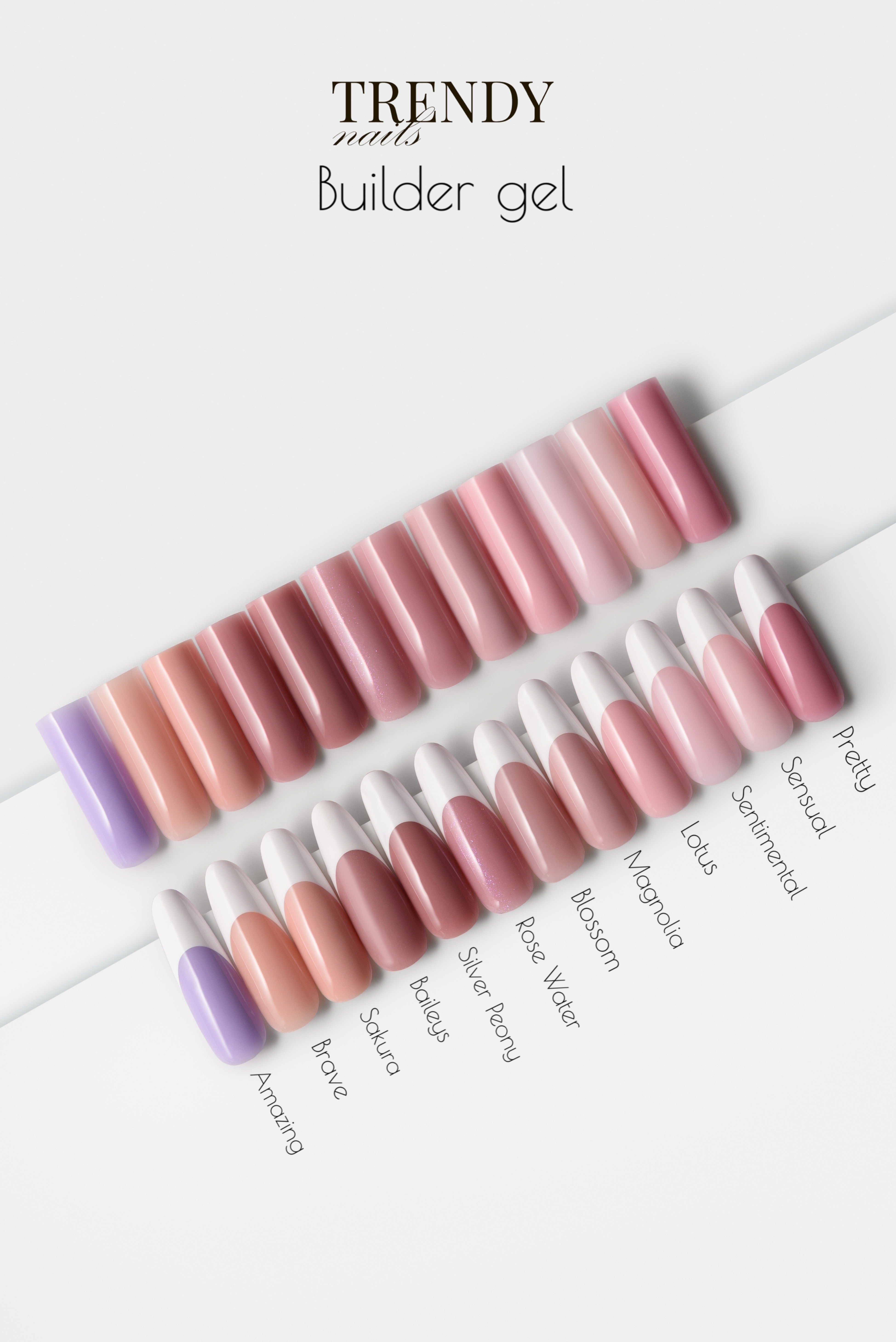 Builder Gel Amazing in der Flasche oder Tiegel von Trendy Nails 15ml/ 30ml (selbstglättend)