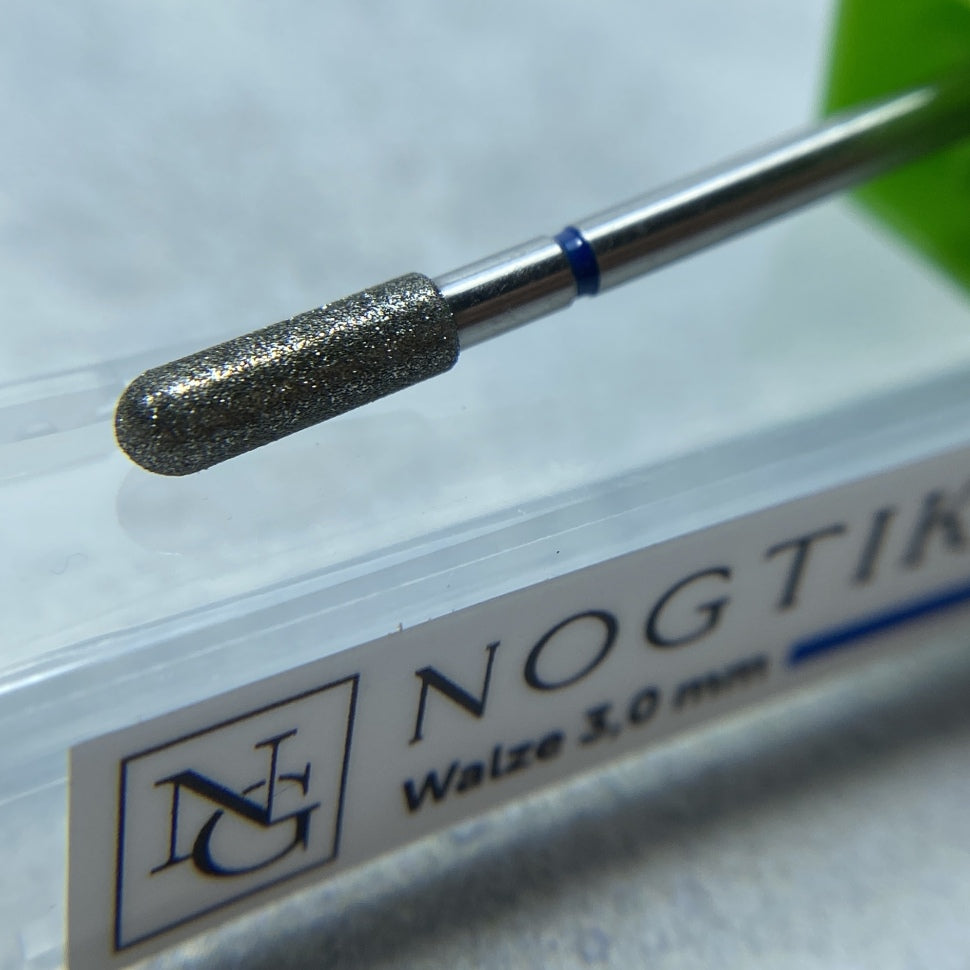 Diamant Bit Walze mittel (blau) 3mm bis 4mm von NOGTIKA