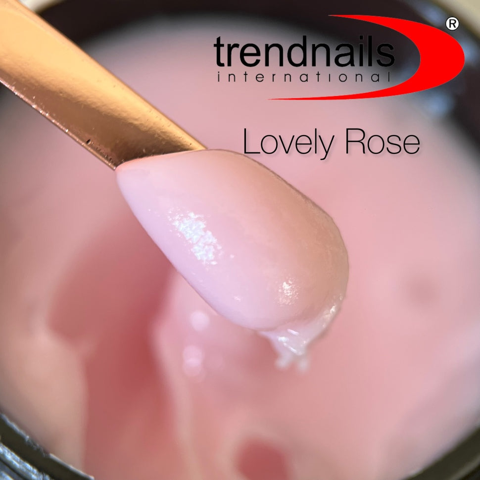 Soak-Off Acrylic Gel 15ml Jar – 'Lovely Rose' by Trendnails