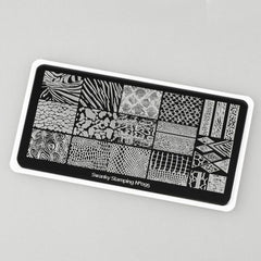 Piastra di Stamping Schablone Nr. 095 di Swanky
