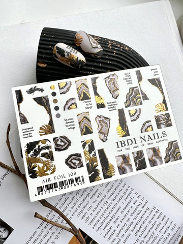 Sticker Air Foil 108 von IBDI Nails