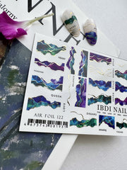 Sticker Air Foil 122 di IBDI Nails