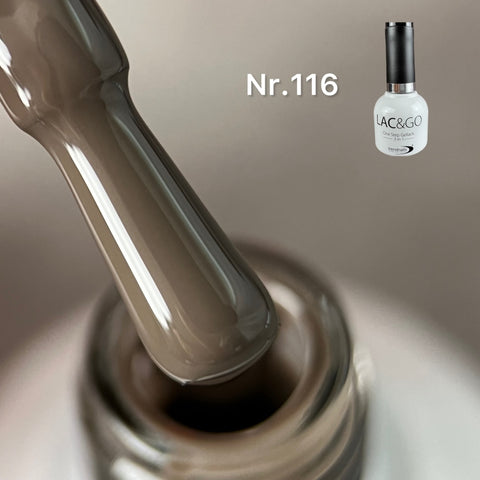 3 in 1 Lac & Go UV-Lack (Base+Lack+Top in einem) Nr. 116 (TPO-free)