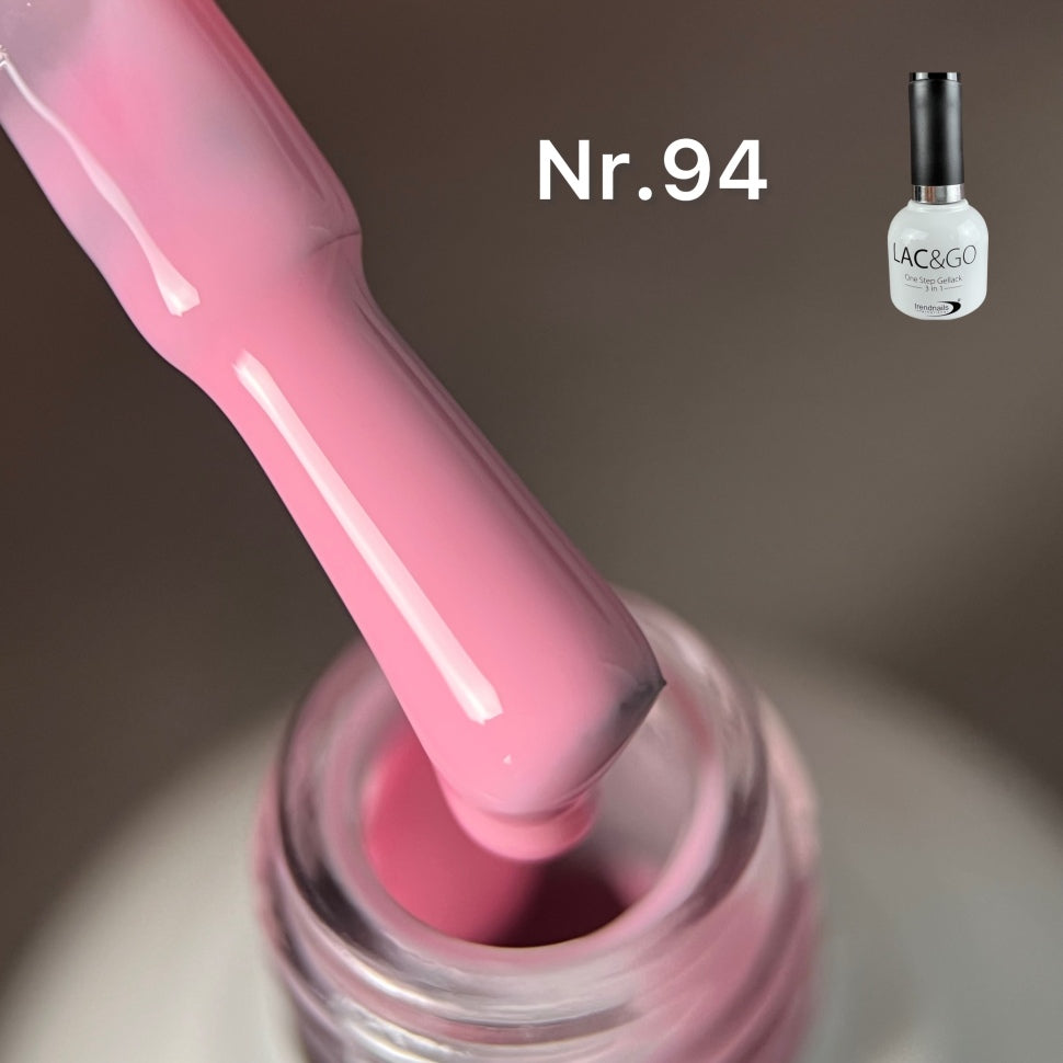 3 in 1 Lac & Go UV-Lack (Base+Lack+Top in einem) Nr. 94 (TPO-free)